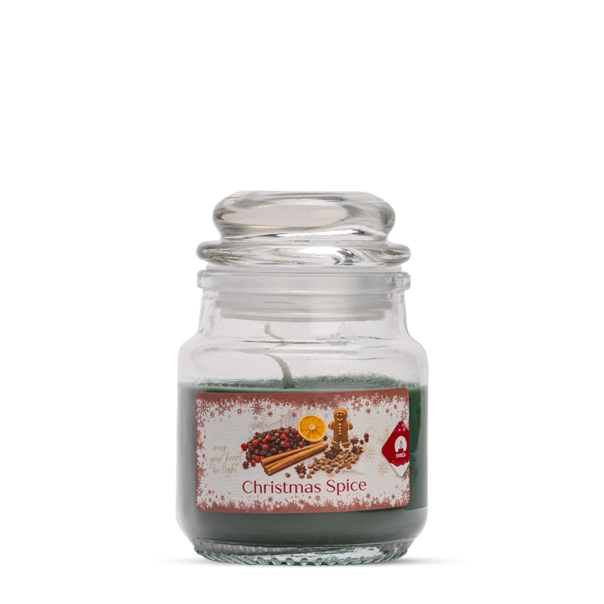 Dišeča sveča - sveča.si mini jar Christmas spirit