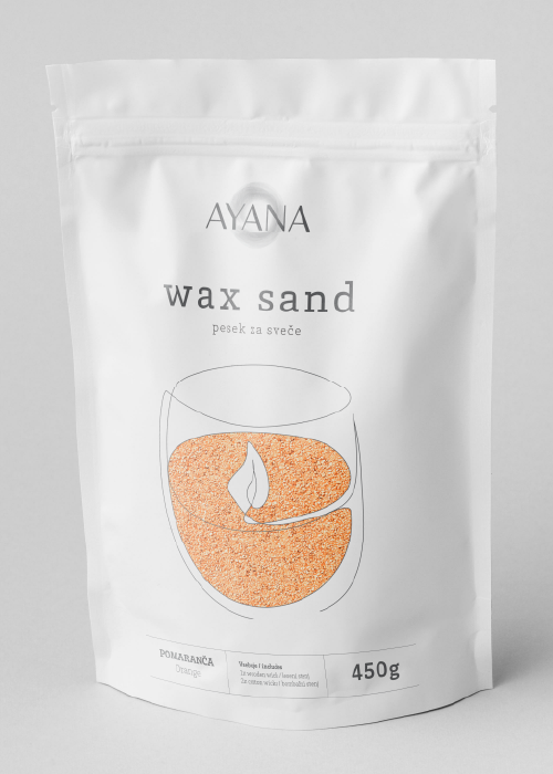 Ayana wax sand dišeča sveča vonj pomaranča